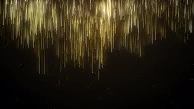4K金色粒子线条背景视频的预览图